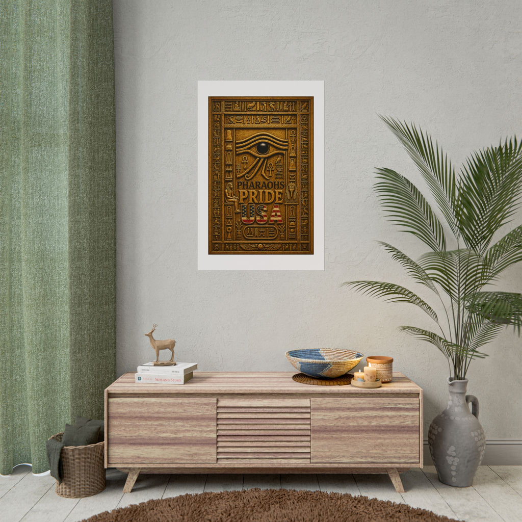 Eye of Horus Pride rolled poster by Pharaohs Pride USA — alternate product view