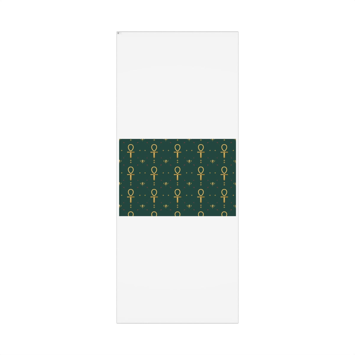 Golden Ankh Christmas Wrapping Paper | Egyptian Heritage Gift Wrap Printify