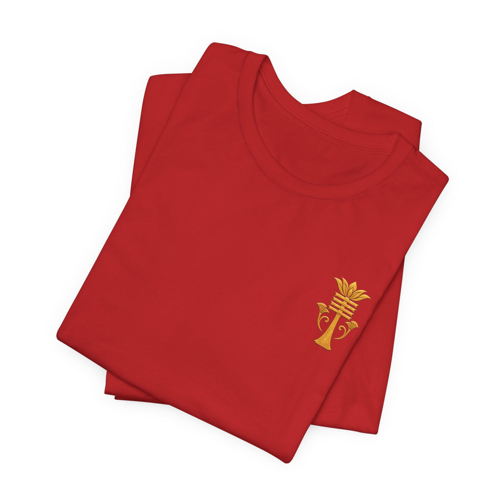 Egyptian Ankh Heart Chest Tee Printify