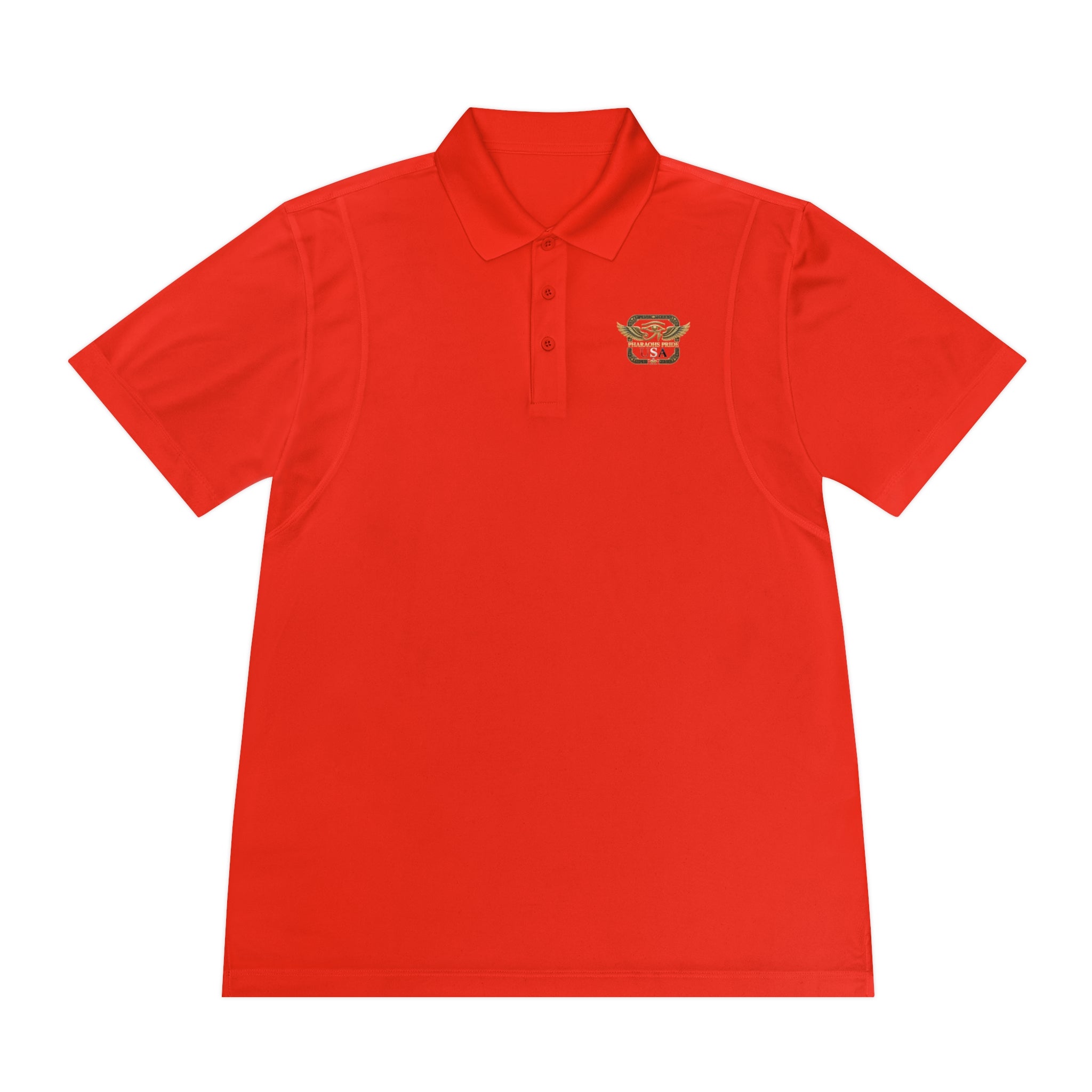 Pharaohs Pride USA men's performance polo alternate view