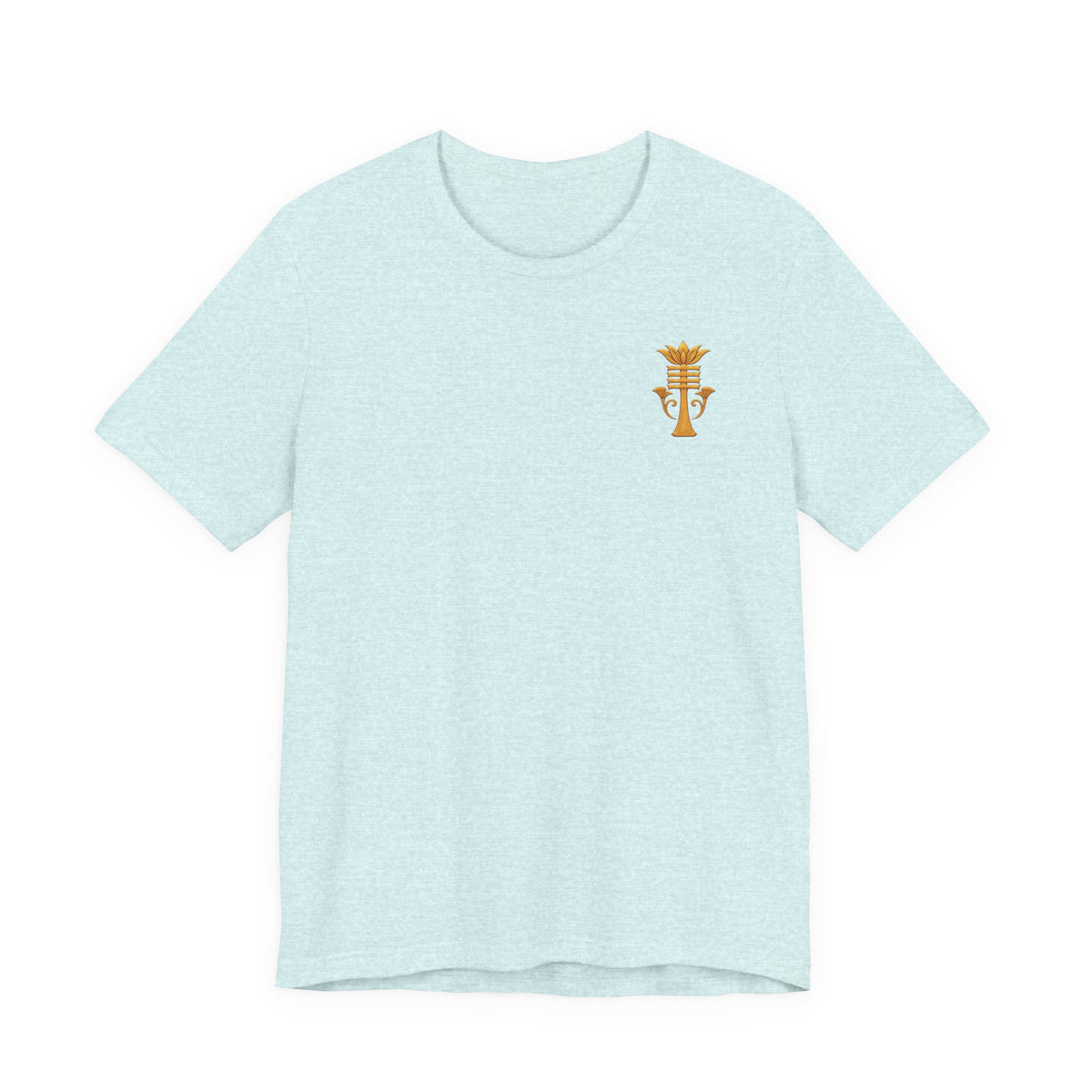 Egyptian Ankh Heart Chest Tee Printify