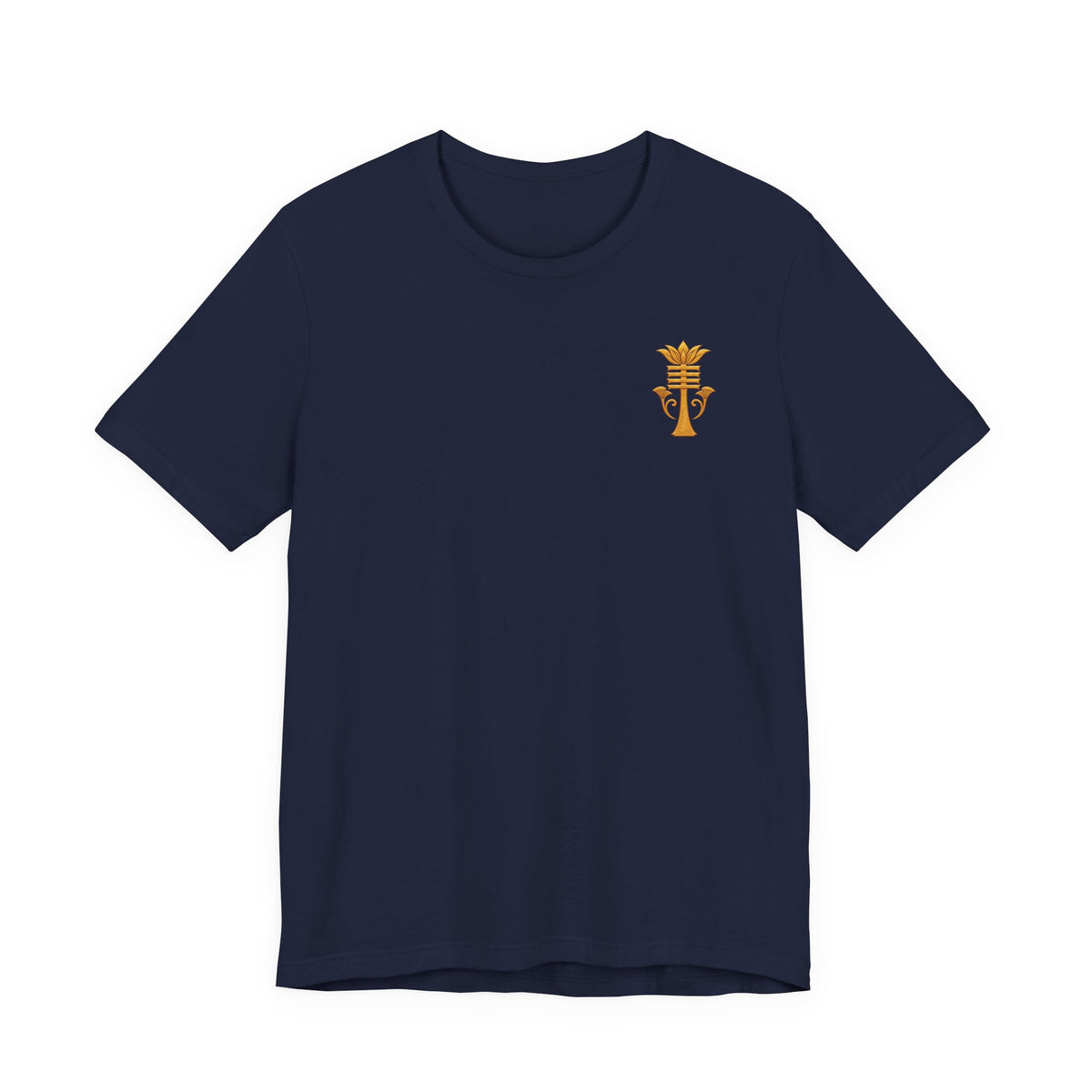 Egyptian Ankh Heart Chest Tee Printify