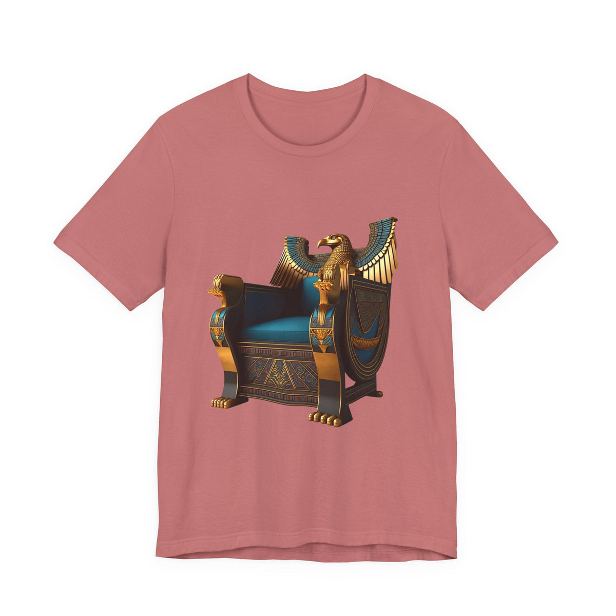Egyptian Throne T-Shirt — Ancient Egypt Golden Throne Tee Printify
