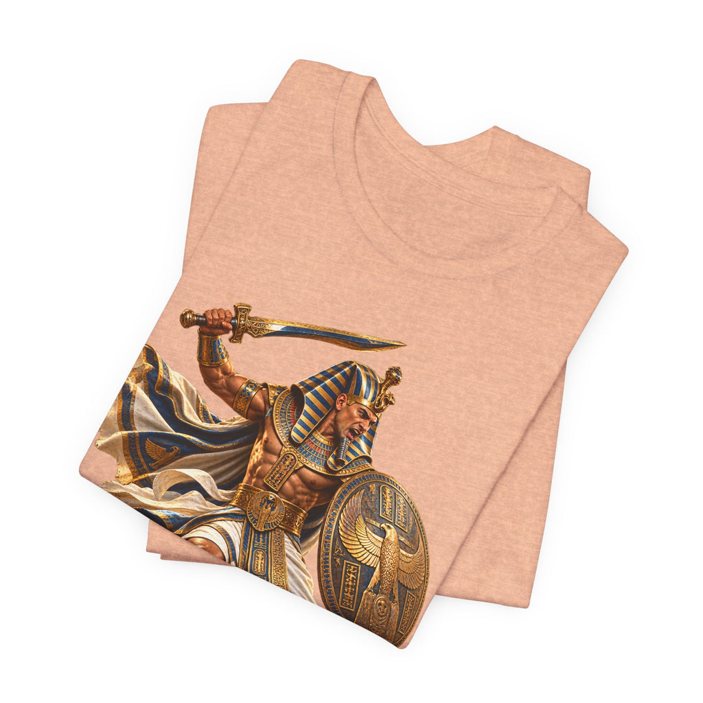 Egyptian Pharaoh Warrior T-Shirt — Ancient Battle Graphic Tee Printify
