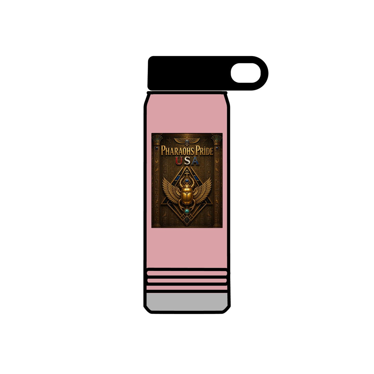 Pharaohs Pride USA Egyptian Heritage 20 oz Water Bottle