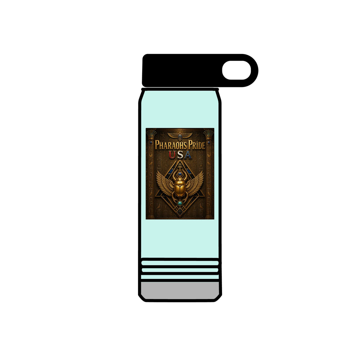 Pharaohs Pride USA Egyptian Heritage 20 oz Water Bottle