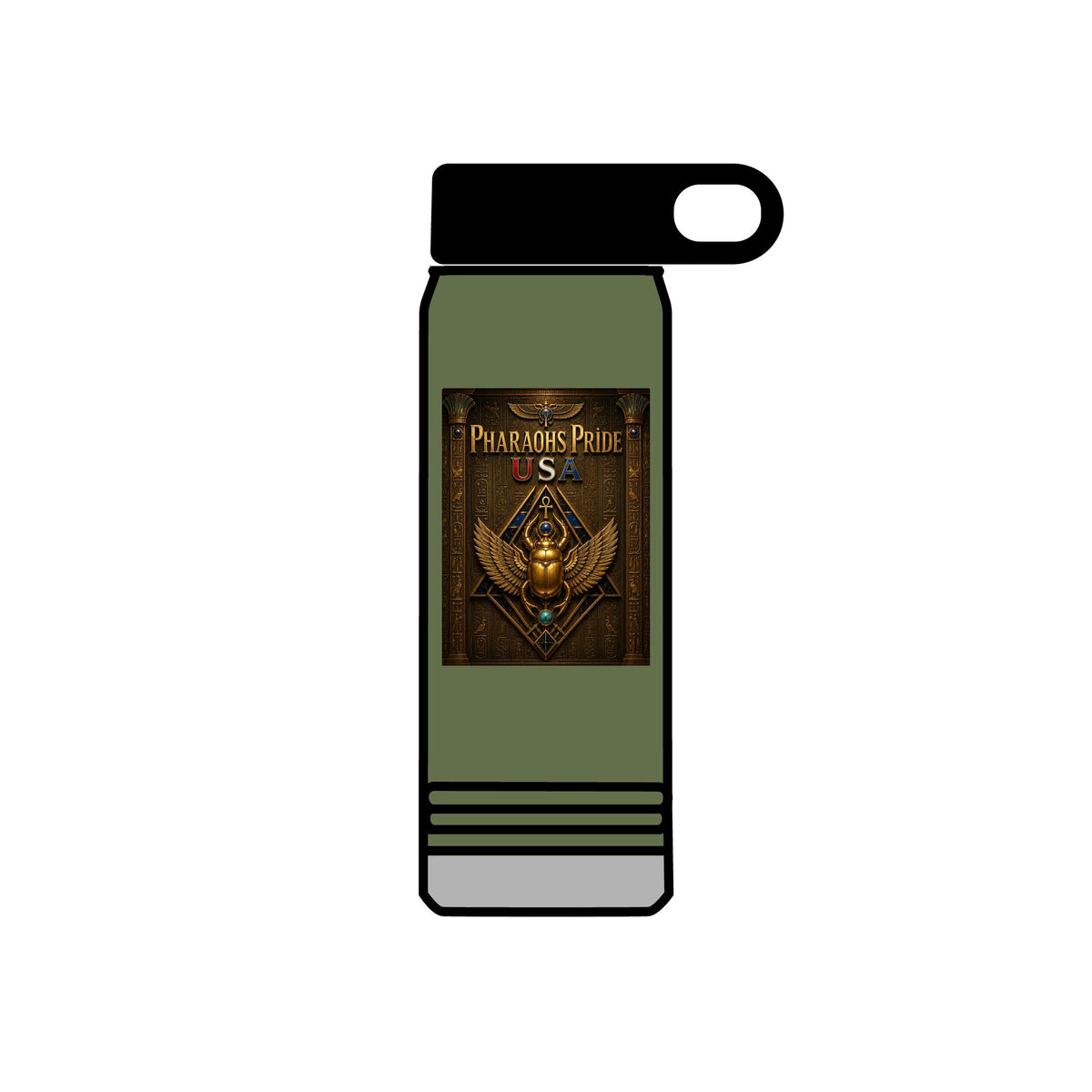 Pharaohs Pride USA Egyptian Heritage 20 oz Water Bottle
