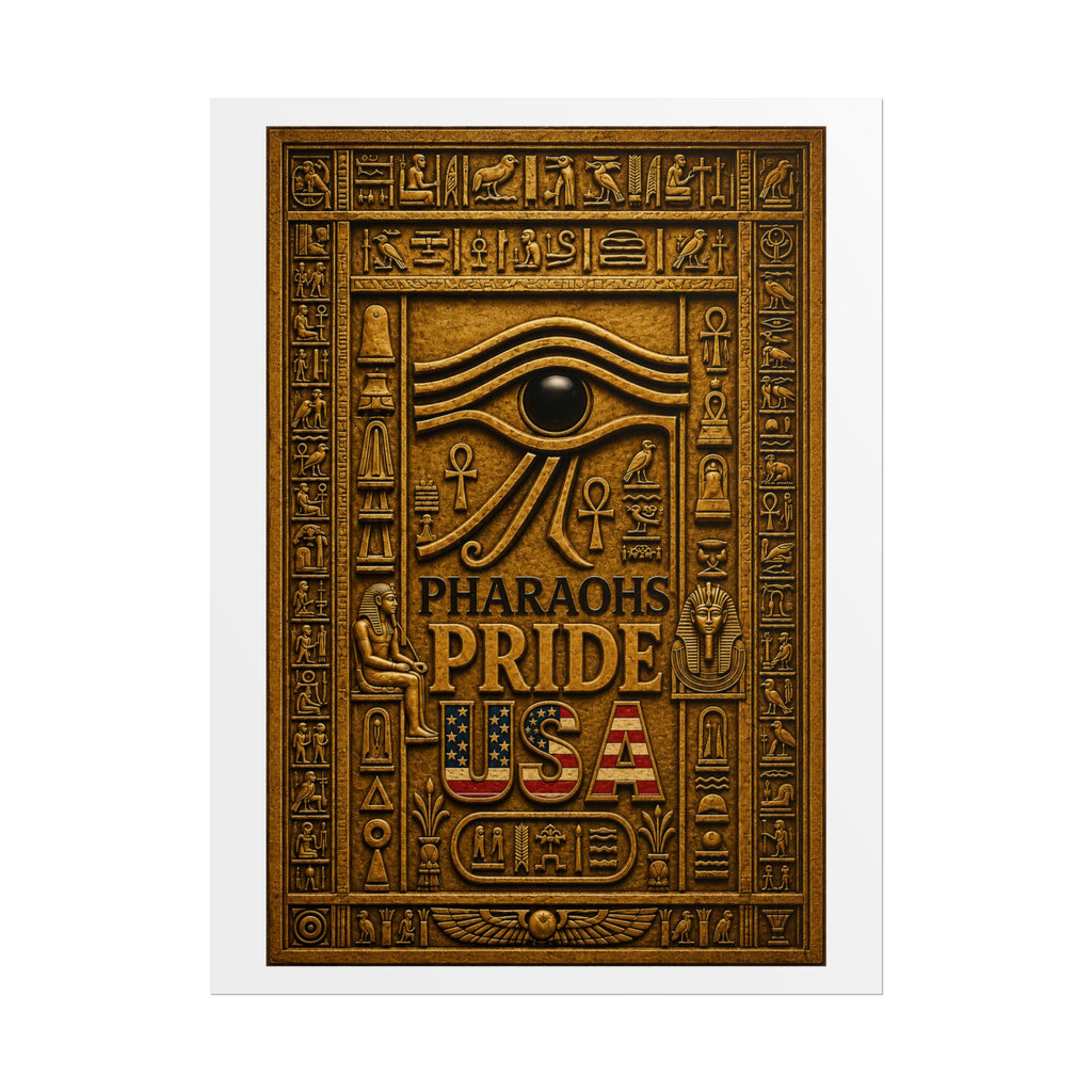 Eye of Horus Pride rolled poster by Pharaohs Pride USA — alternate product view