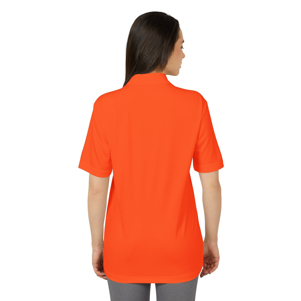 Eye of Horus Polo Shirt — Egyptian Symbol Embroidered Performance Golf Polo Printify