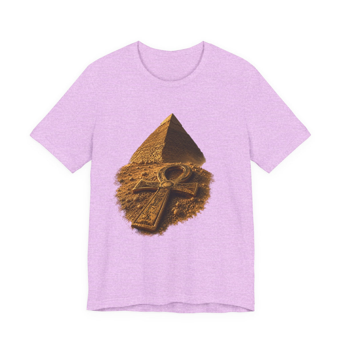 Egyptian Pyramid & Ankh T-Shirt — Ancient Egypt Graphic Tee Printify