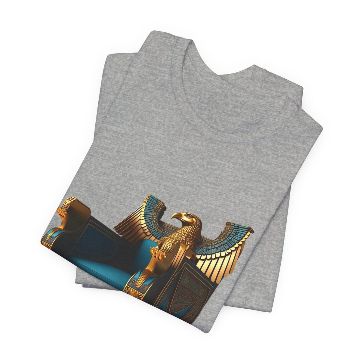 Egyptian Throne T-Shirt — Ancient Egypt Golden Throne Tee Printify