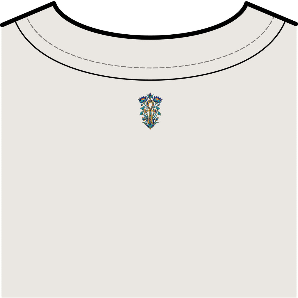 Egyptian Lotus Ankh Garment-Dyed Tank Top – Unisex Printify