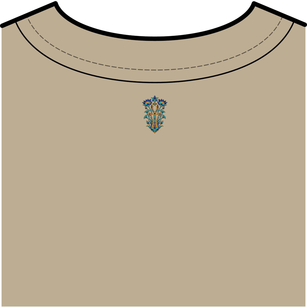 Egyptian Lotus Ankh Garment-Dyed Tank Top – Unisex Printify