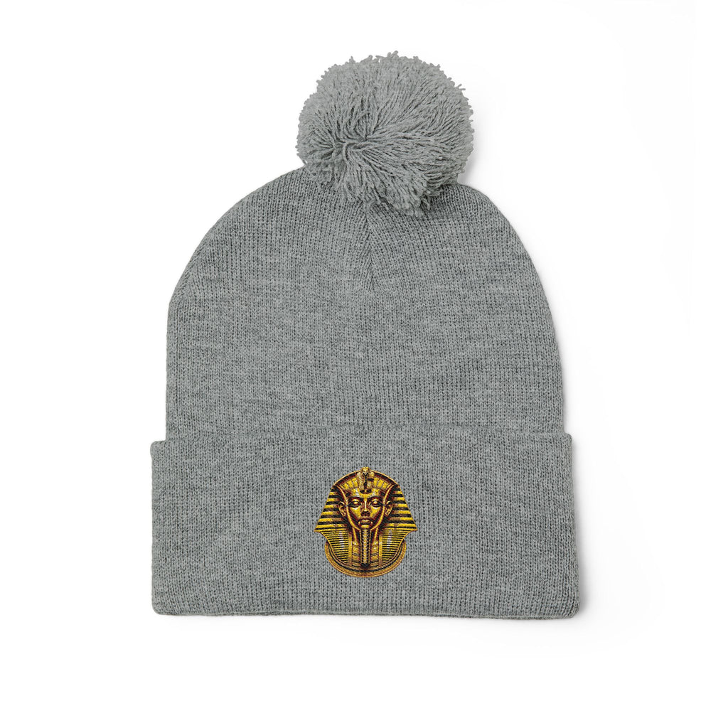 Egyptian Heritage Pom-Pom Winter Knit Cap