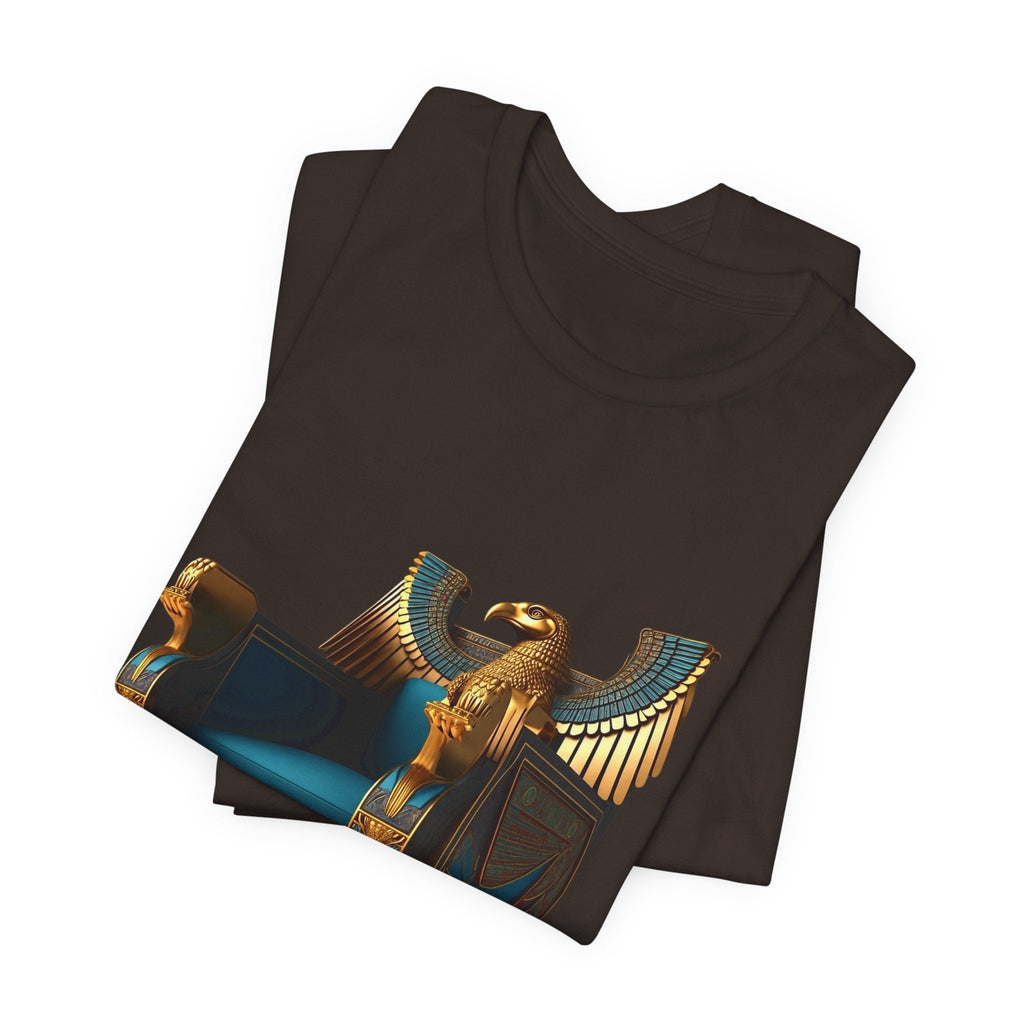 Egyptian Throne T-Shirt — Ancient Egypt Golden Throne Tee Printify