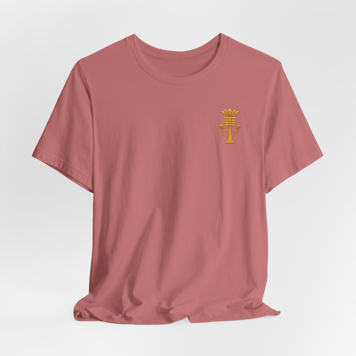 Egyptian Ankh Heart Chest Tee Printify