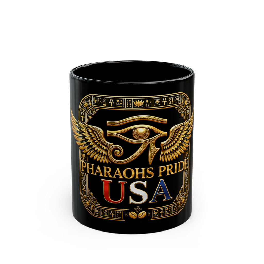 Eye of Horus black ceramic mug included in home ritual bundle