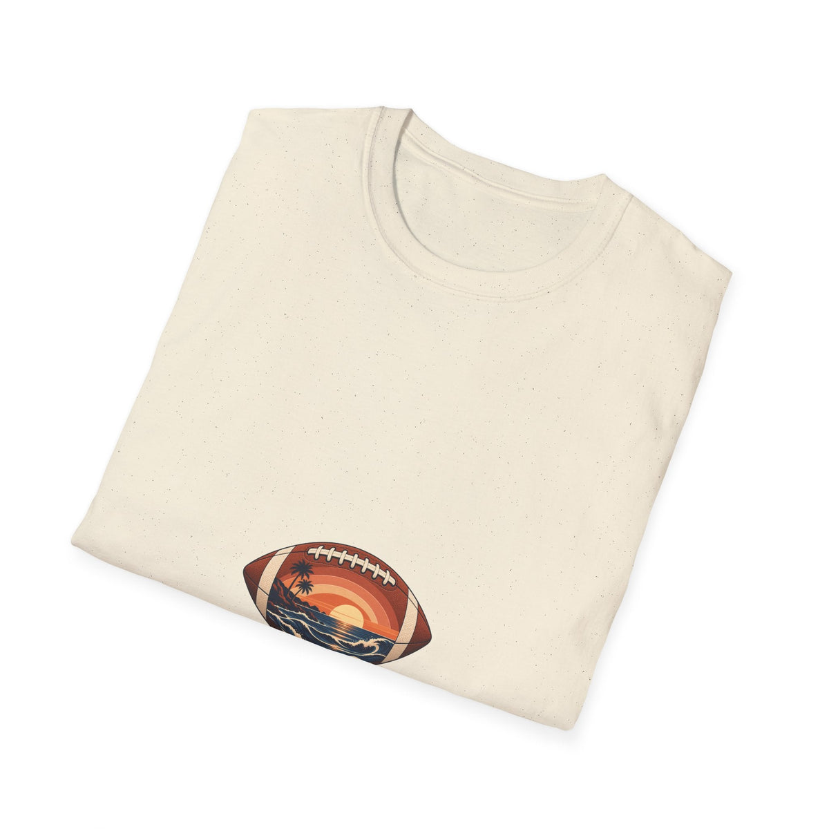 California Game Day Football T-Shirt | Coastal Sunset Printify