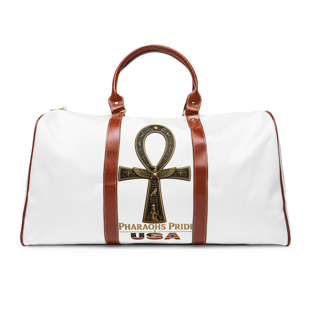 Pharaohs Pride USA Egyptian heritage travel bag – angled view