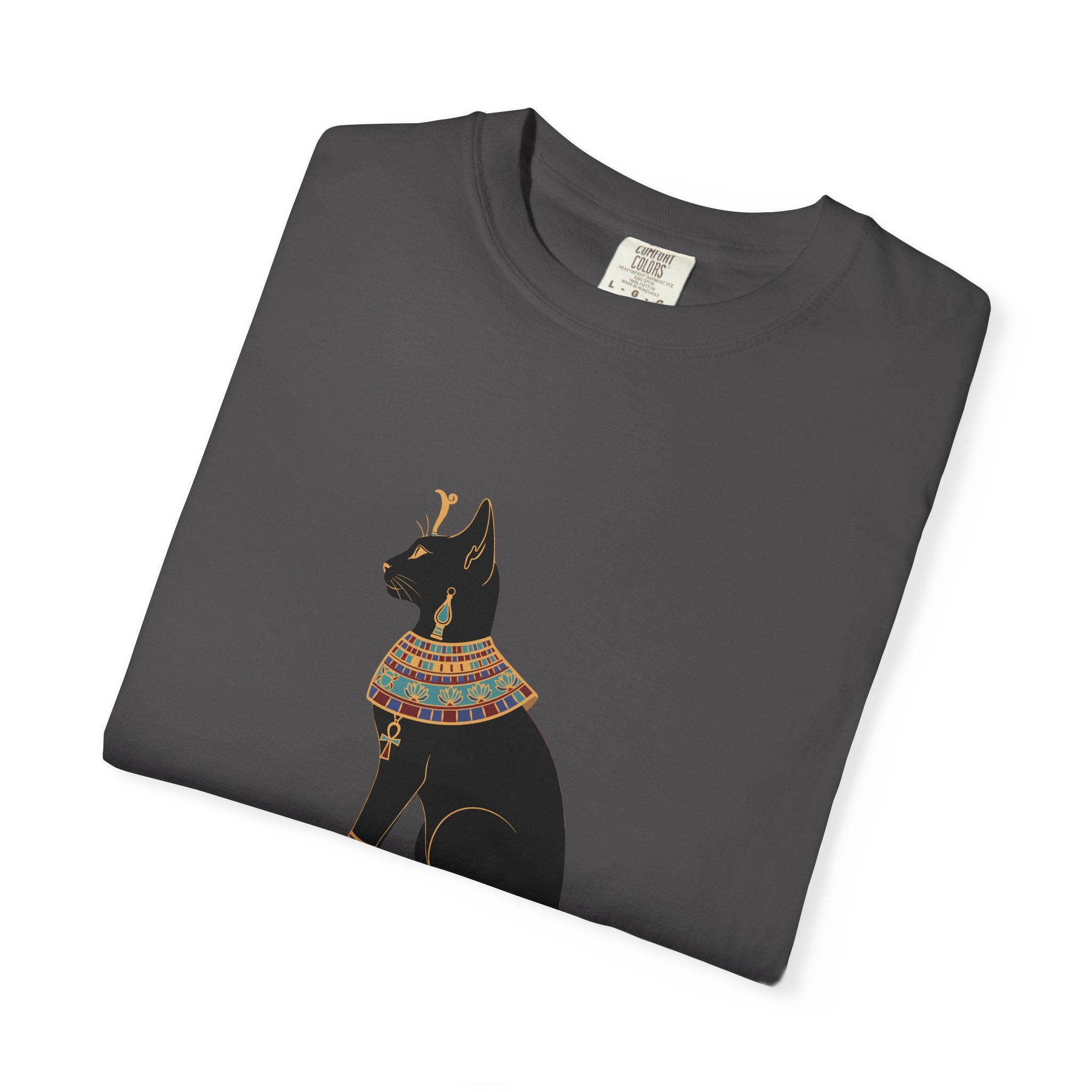 Bastet Egyptian Cat Garment-Dyed T-Shirt