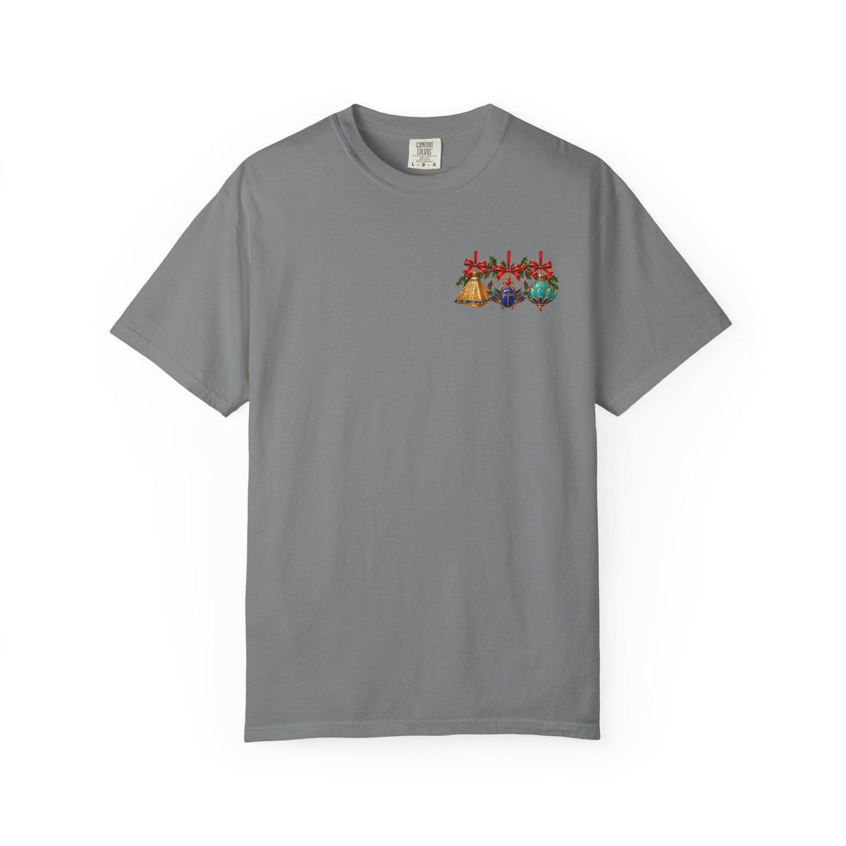 Egyptian Christmas Ornament Trio T-Shirt Printify