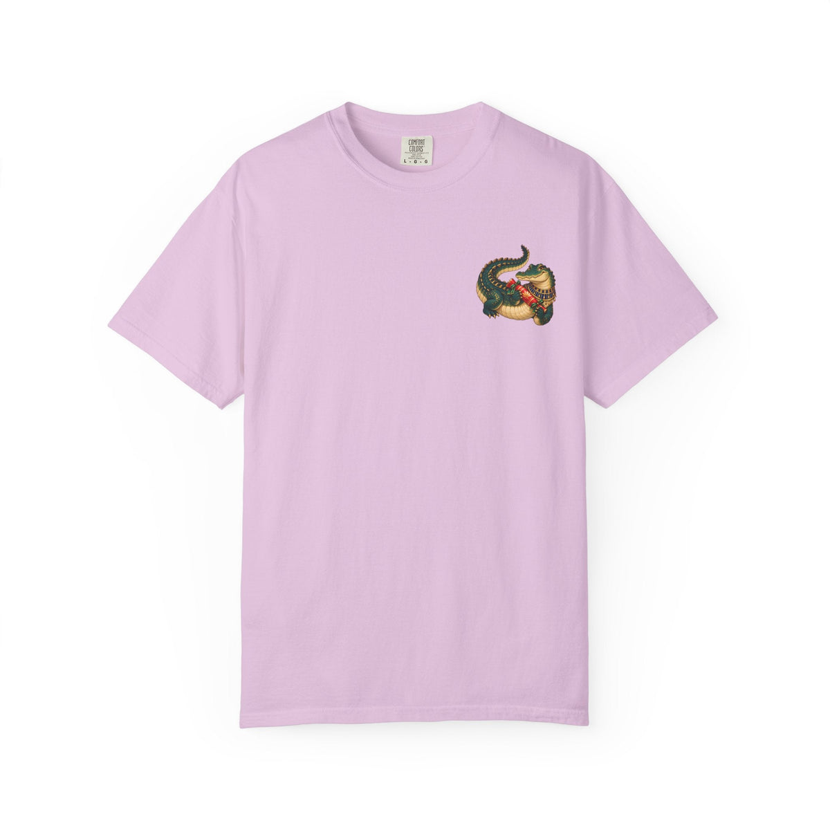 Nile Crocodile Christmas T-Shirt — Egyptian Holiday Cracker Printify