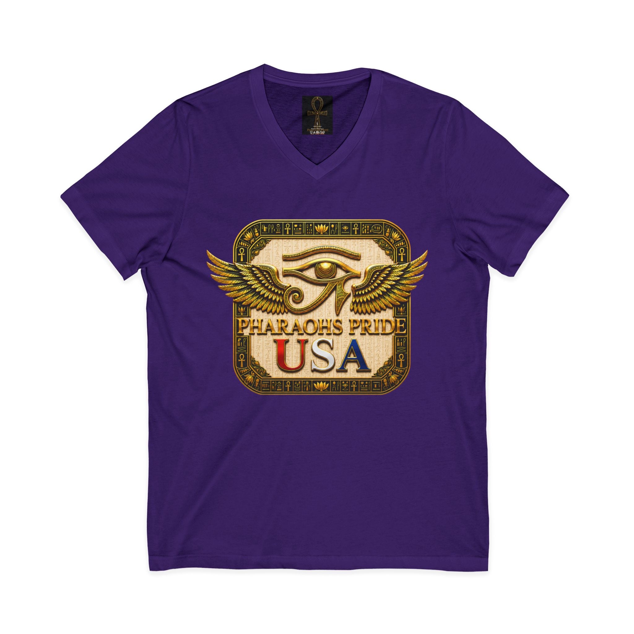 Pharaohs Pride USA Heritage Crest V-Neck Tee product image 11