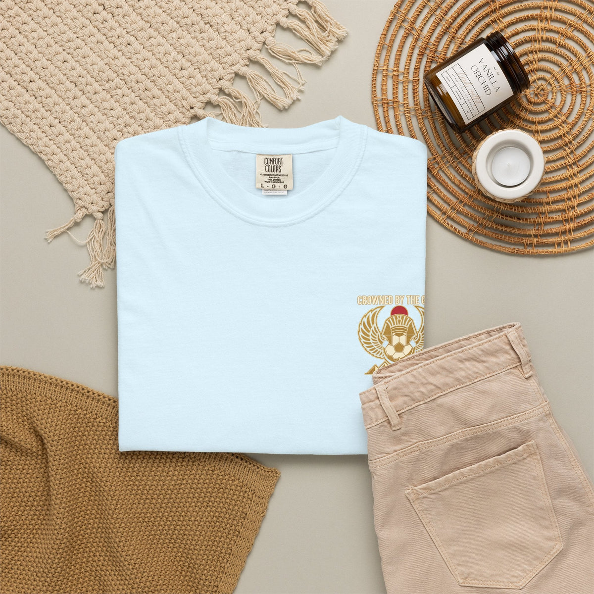 Crowned by the Game – Egyptian Football Heritage T-Shirt Printify