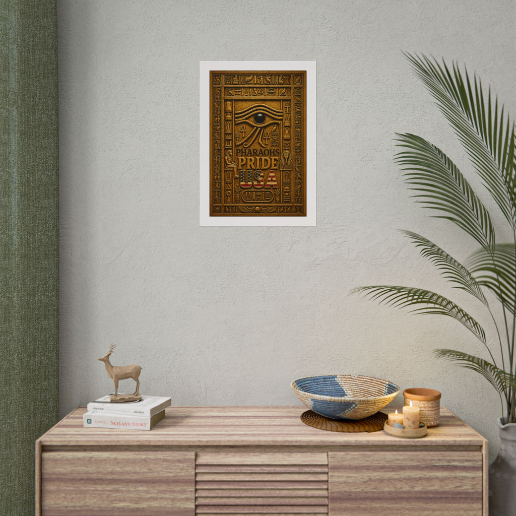 Eye of Horus Pride rolled poster by Pharaohs Pride USA — alternate product view