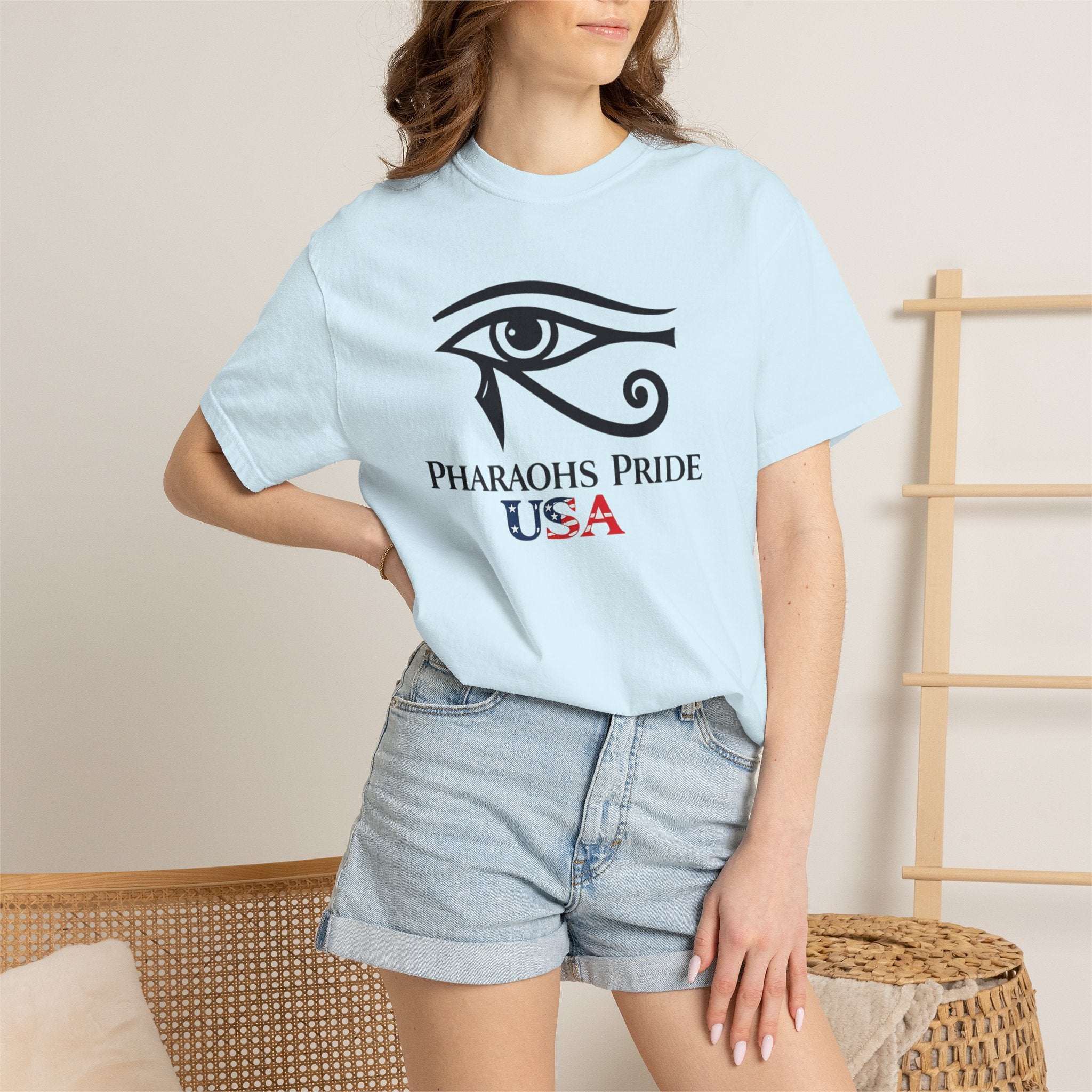 Pharaohs Pride USA Garment-Dyed Cotton T-Shirt product image 39
