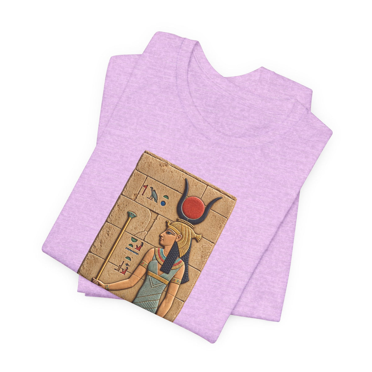Goddess Isis T-Shirt — Ancient Egyptian Hieroglyph Art Tee Printify