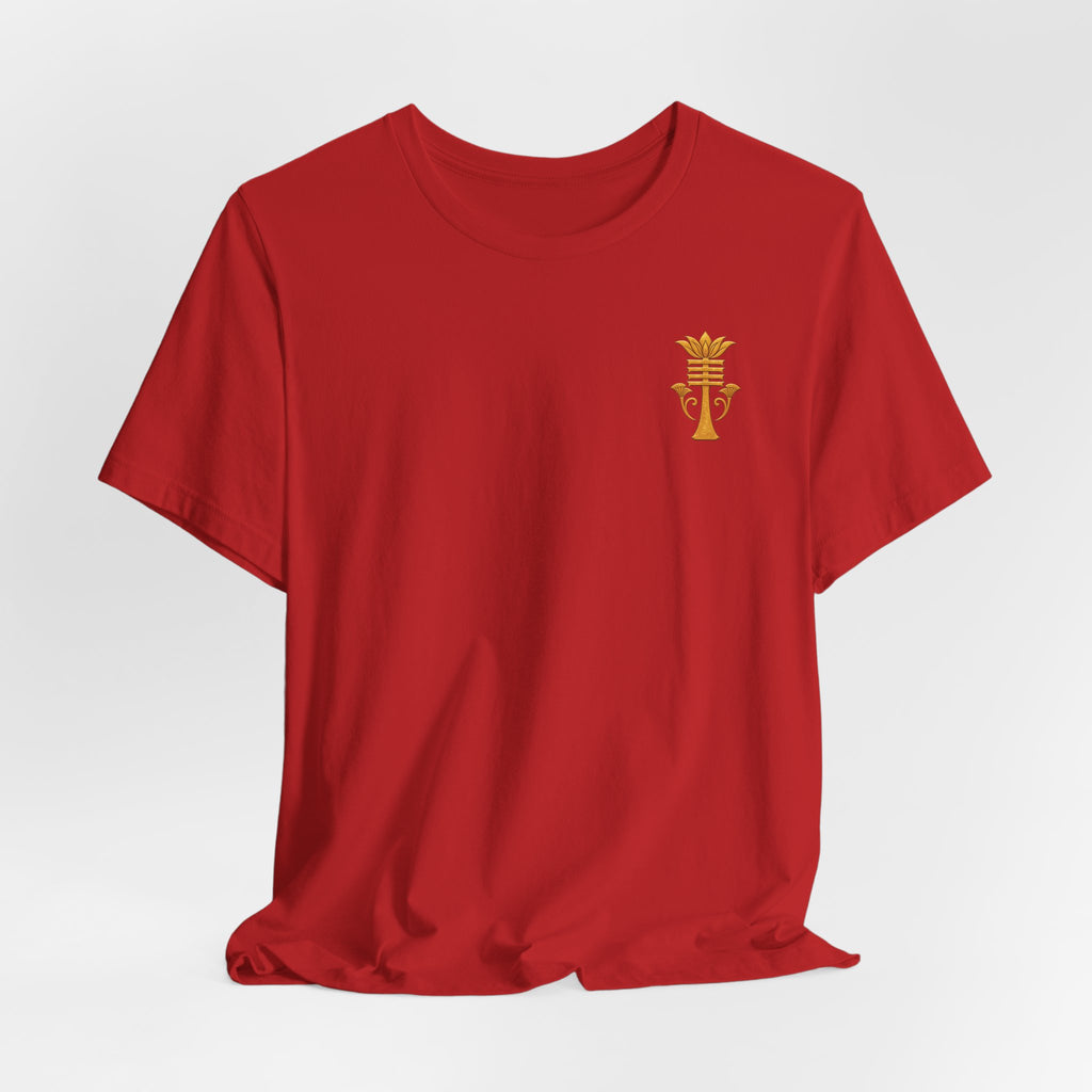 Egyptian Ankh Heart Chest Tee Printify