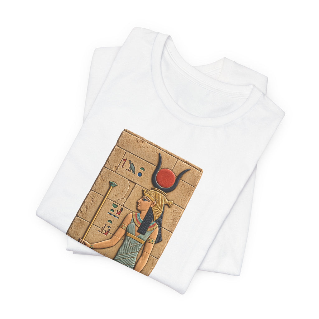 Goddess Isis T-Shirt — Ancient Egyptian Hieroglyph Art Tee Printify