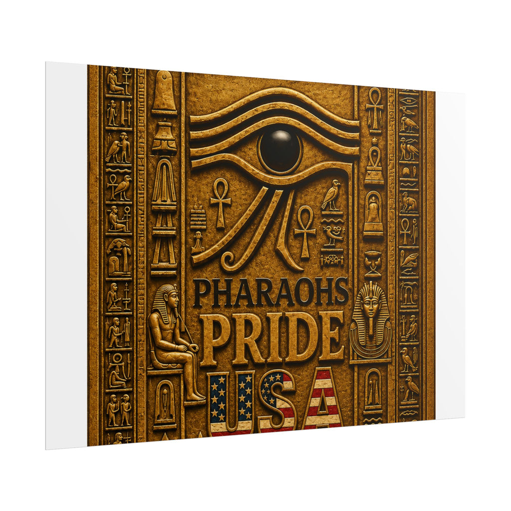 Eye of Horus Pride rolled poster by Pharaohs Pride USA — alternate product view