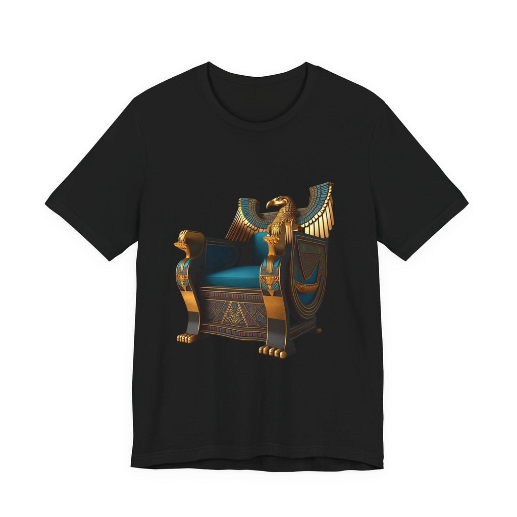 Egyptian Throne T-Shirt — Ancient Egypt Golden Throne Tee Printify