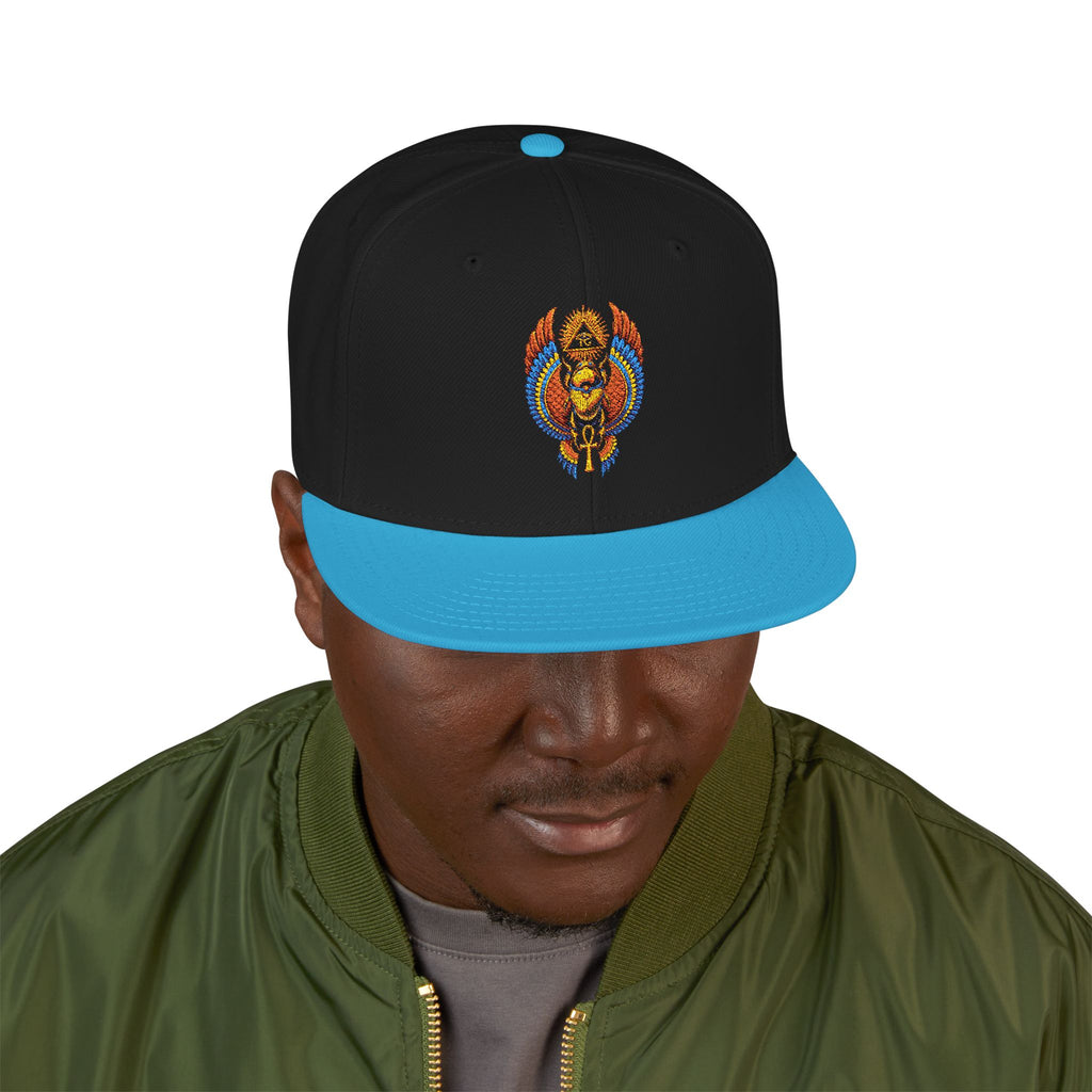 Egyptian Heritage High-Profile Embroidered Snapback