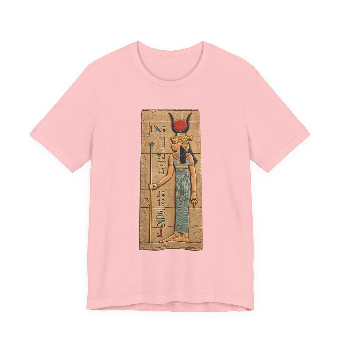 Goddess Isis T-Shirt — Ancient Egyptian Hieroglyph Art Tee Printify