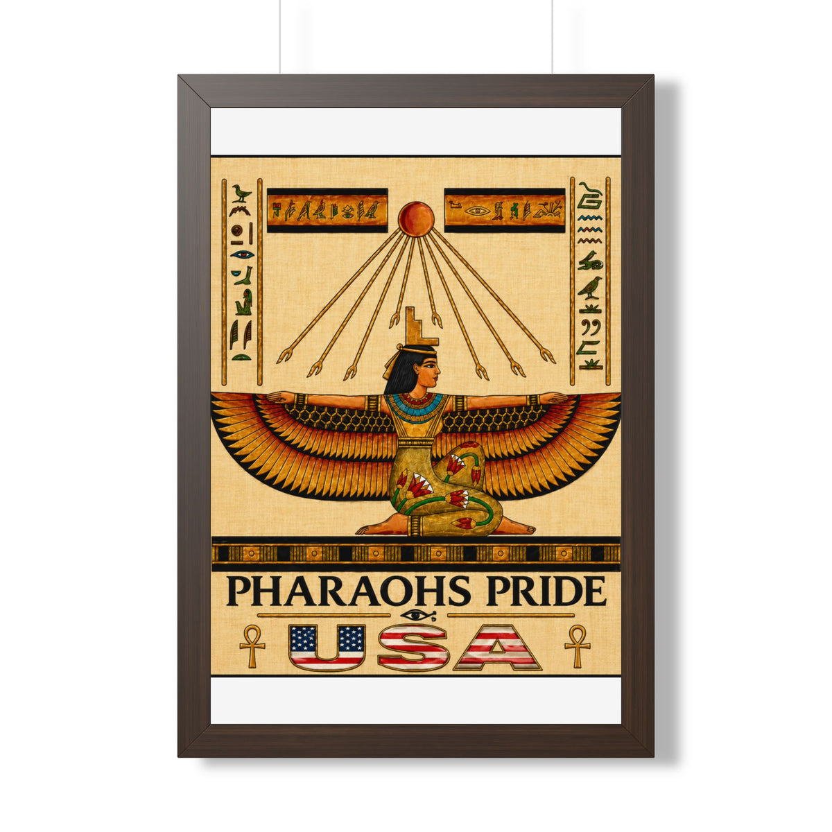 Pharaohs Pride USA Framed Egyptian Papyrus Wall Art product image 14