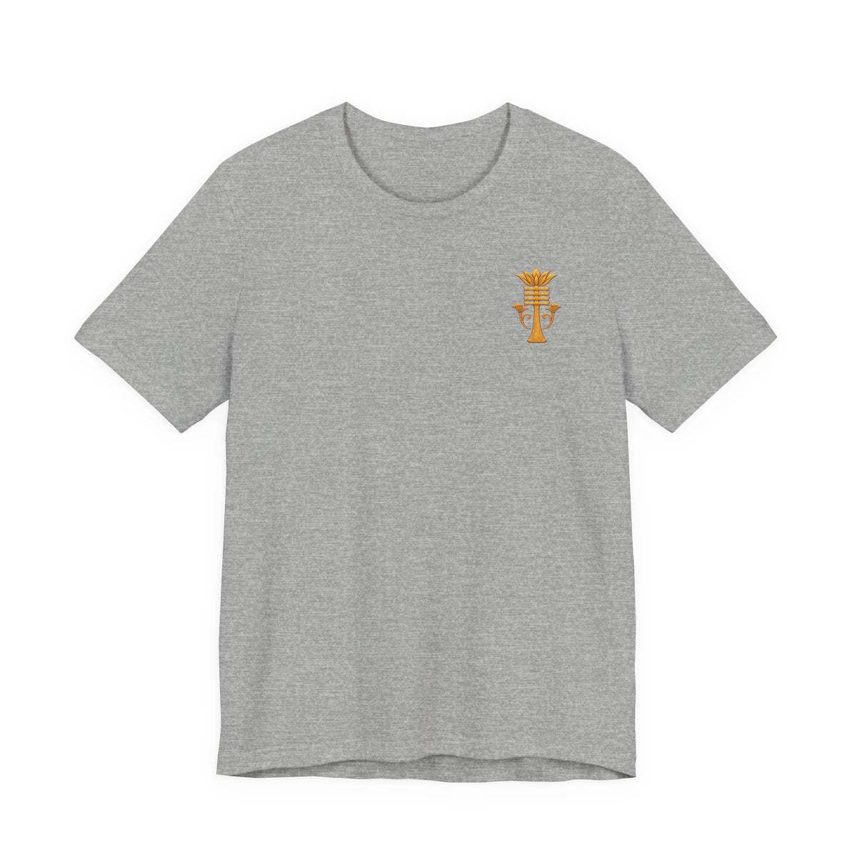 Egyptian Ankh Heart Chest Tee Printify
