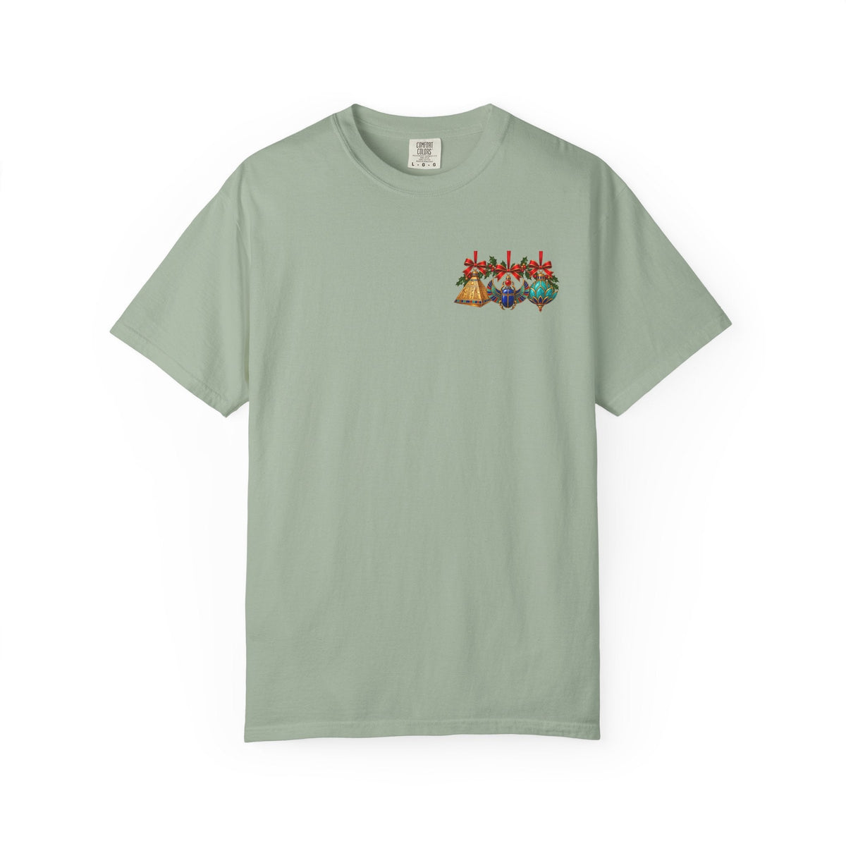 Egyptian Christmas Ornament Trio T-Shirt Printify