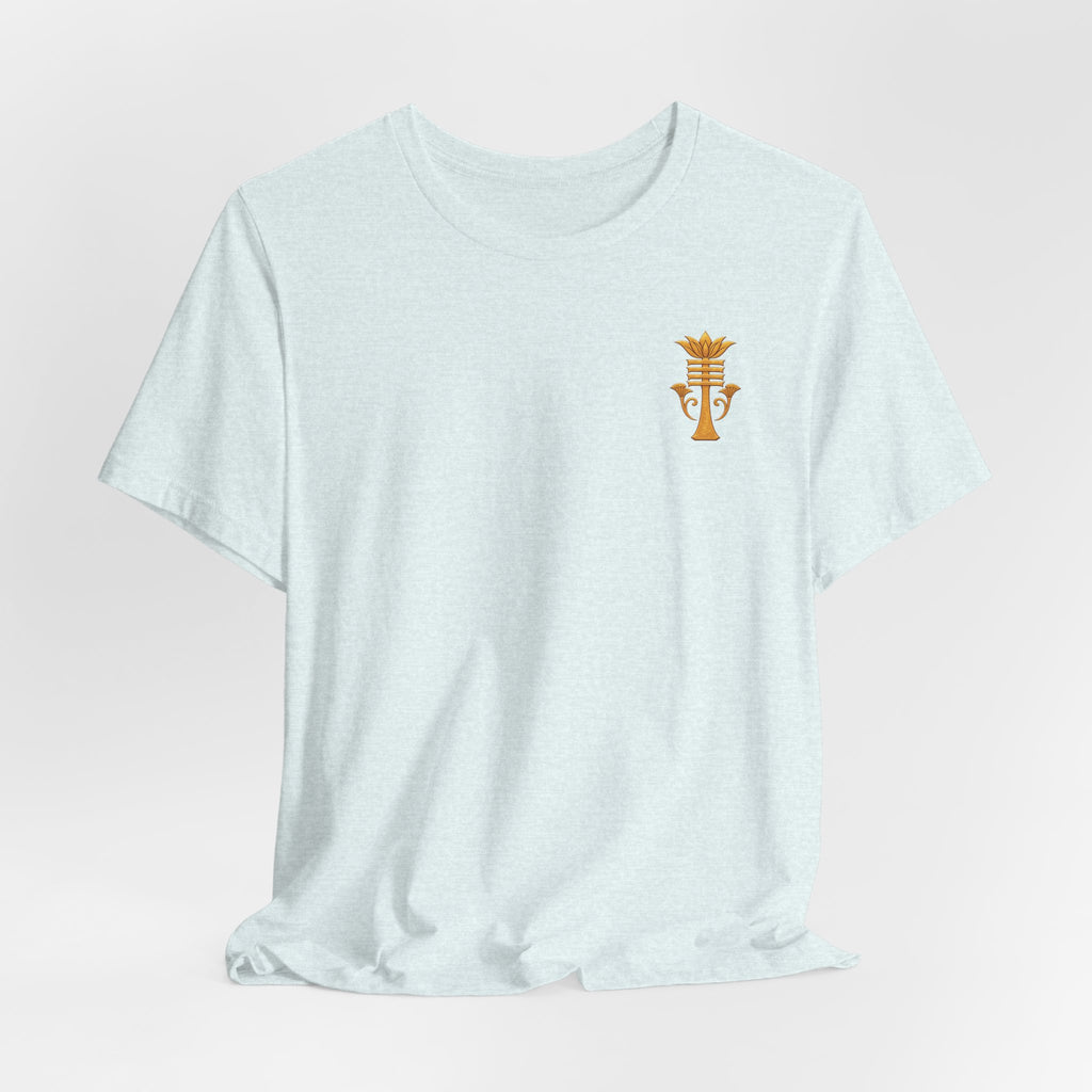 Egyptian Ankh Heart Chest Tee Printify
