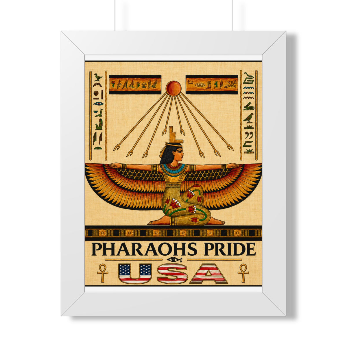 Pharaohs Pride USA Framed Egyptian Papyrus Wall Art product image 7