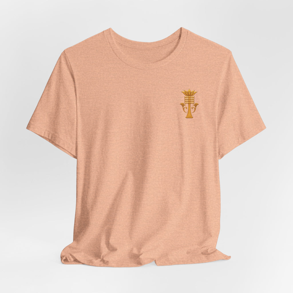 Egyptian Ankh Heart Chest Tee Printify