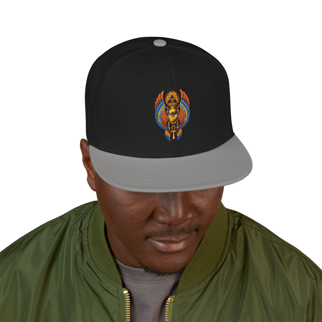 Egyptian Heritage High-Profile Embroidered Snapback