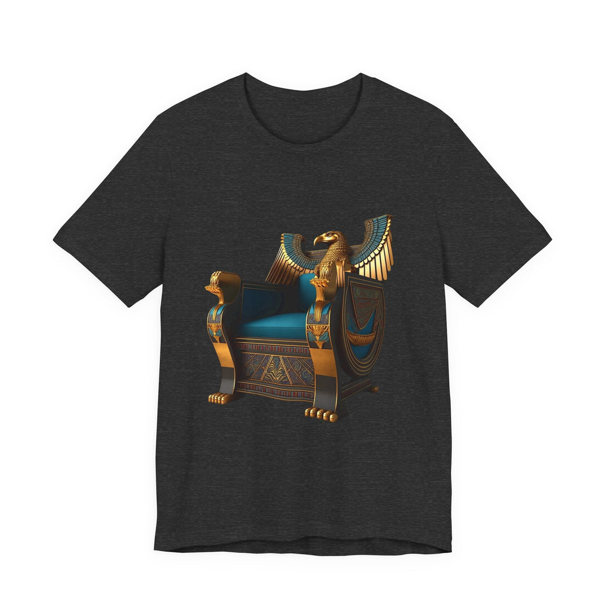 Egyptian Throne T-Shirt — Ancient Egypt Golden Throne Tee Printify