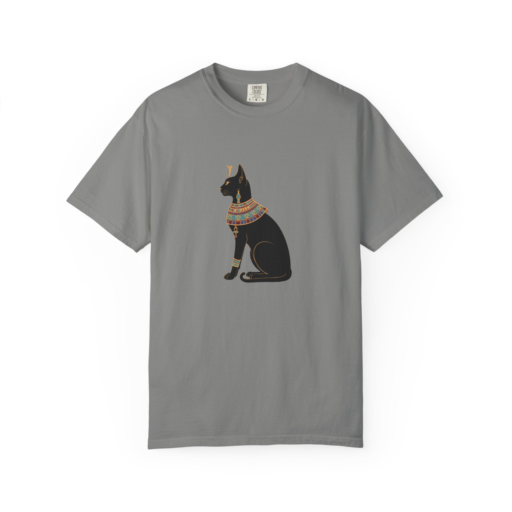 Bastet Egyptian Cat Garment-Dyed T-Shirt