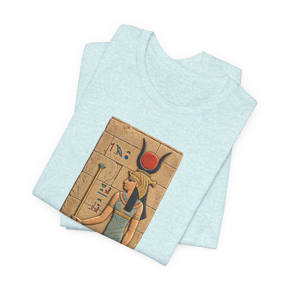 Goddess Isis T-Shirt — Ancient Egyptian Hieroglyph Art Tee Printify