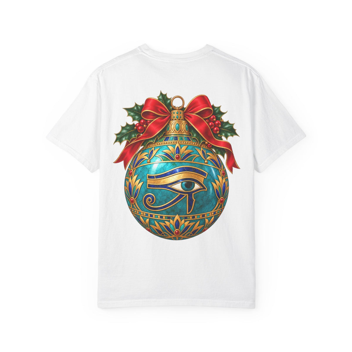 Egyptian Eye of Horus Christmas Ornament T-Shirt Printify