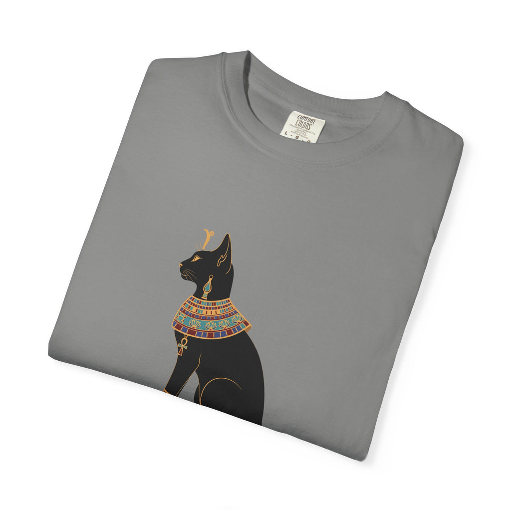 Bastet Egyptian Cat Garment-Dyed T-Shirt