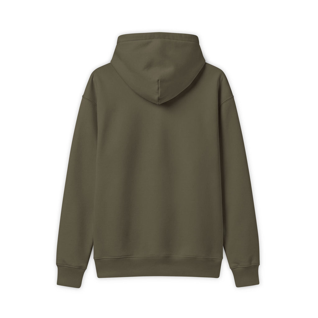 Hoodie with colorful Egyptian lotus and ankh chest artwork